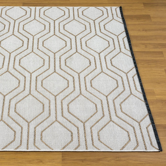 Moroccan Trellis 1927 Washable Non-Slip Area Rug