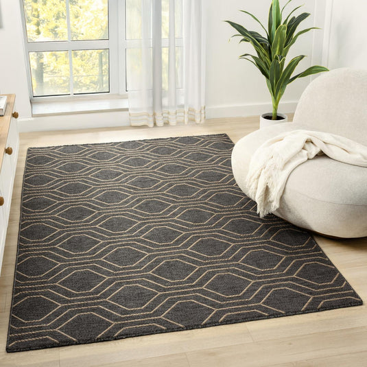 Moroccan Trellis 1927 Washable Non-Slip Area Rug