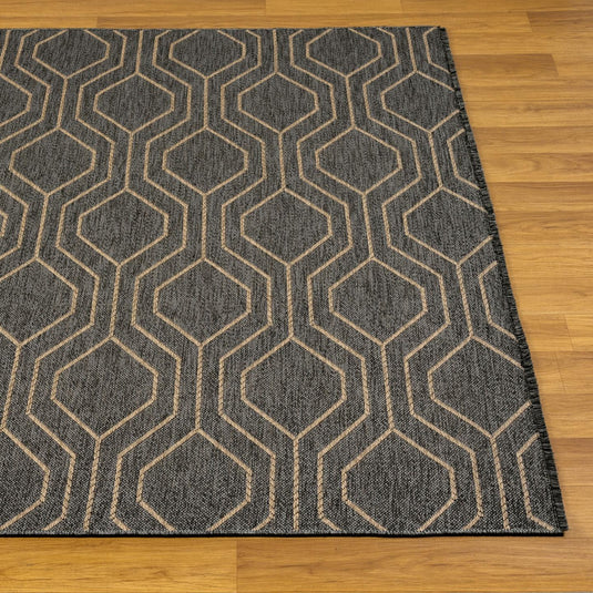 Moroccan Trellis 1927 Washable Non-Slip Area Rug