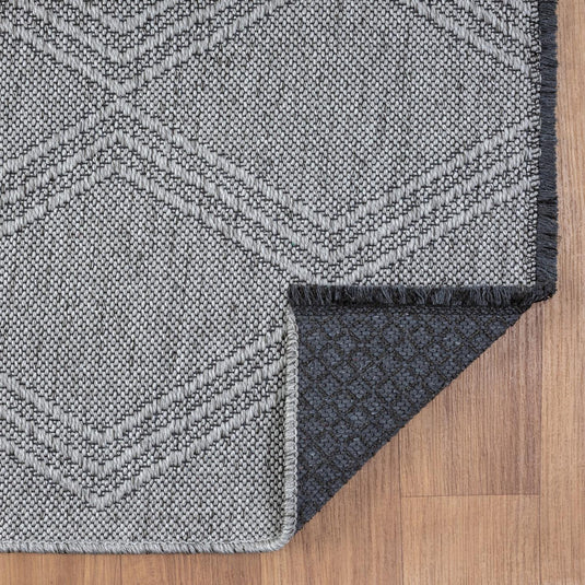 Modern Farmhouse 1942 Diamond Pattern Washable Area Rug