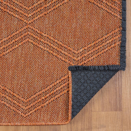 Modern Farmhouse 1942 Diamond Pattern Washable Area Rug