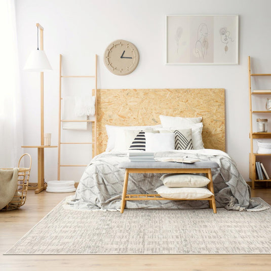 Modern Textured 1515 Striped Area Rug