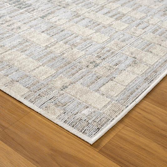 Modern Textured 1515 Striped Area Rug