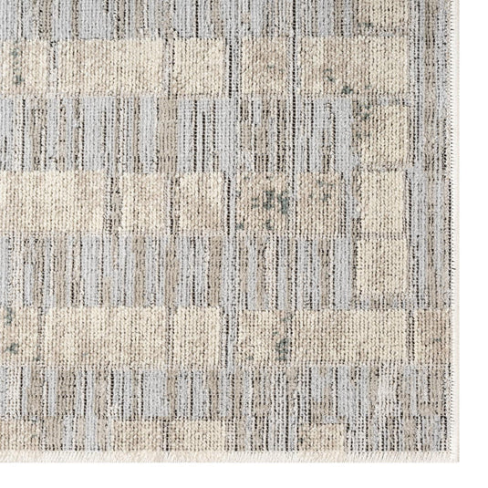 Modern Textured 1515 Striped Area Rug