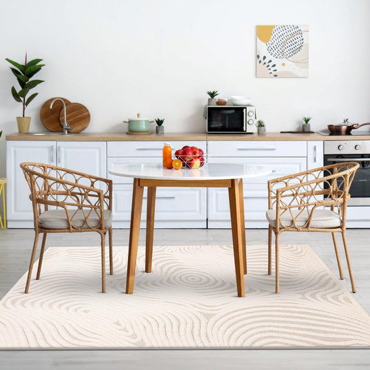 Modern Shapes 1655 Abstract Swirl Area Rug