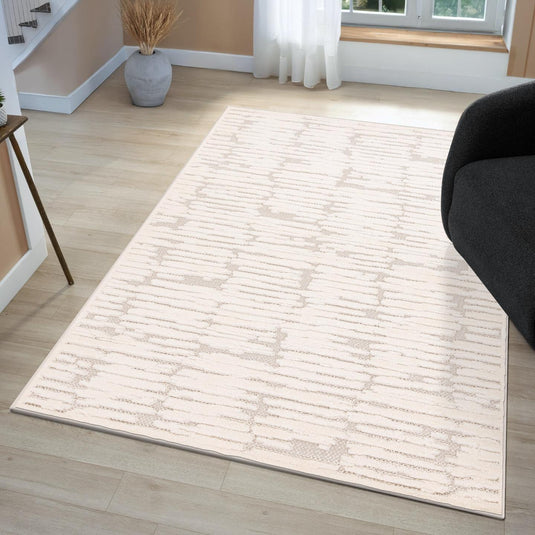 Modern Abstract 1677 High Low Area Rug
