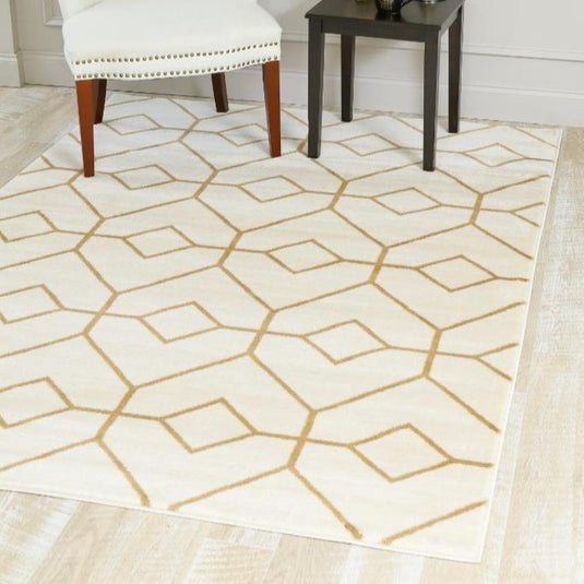 Geometric Diamond Trellis 3010 Area Rug
