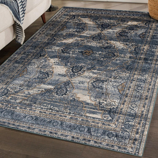 Vintage Oriental Medallion 2537 Area Rug