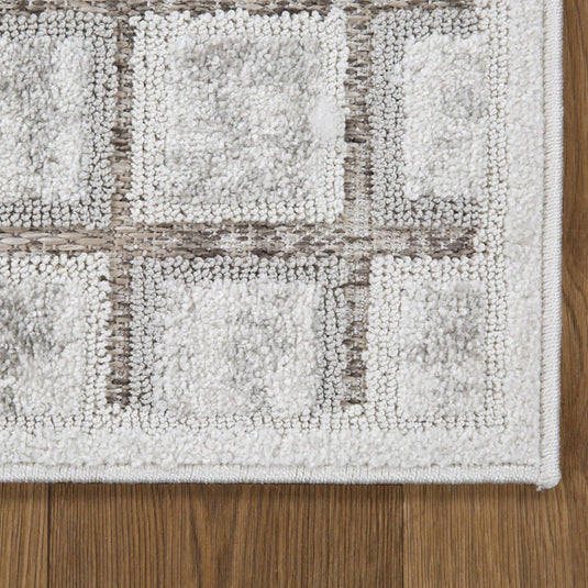Modern Geometric Grid 6835 Area Rug