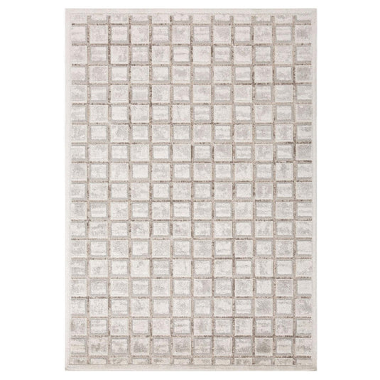 Modern Geometric Grid 6835 Area Rug