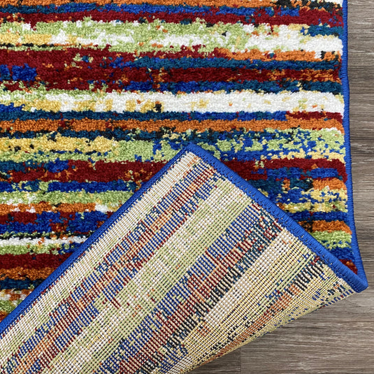 Modern Striped 1499 Multicolor Area Rug