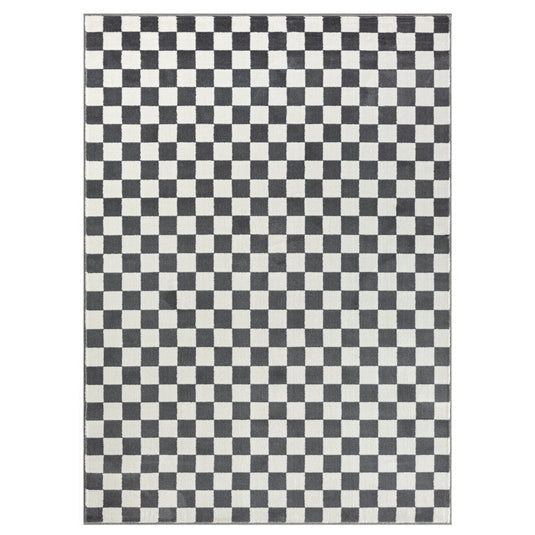 gray-checkered-area-rug
