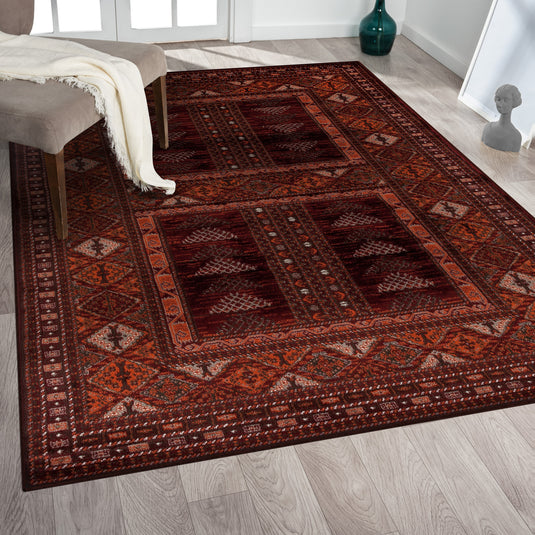 Southwestern Geometric 2093 Tribal Area Rug