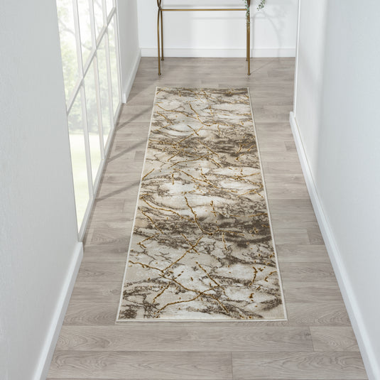 Marble Abstract Area Rug - Modern Area Rugs by Luxe Weavers®