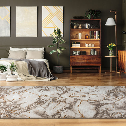 Marble Abstract Area Rug - Modern Area Rugs by Luxe Weavers®
