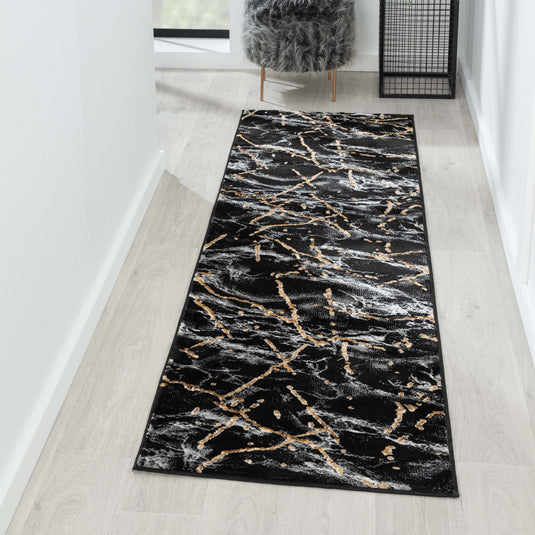 Marble Abstract Area Rug 2150 - Modern Area Rugs by Luxe Weavers®