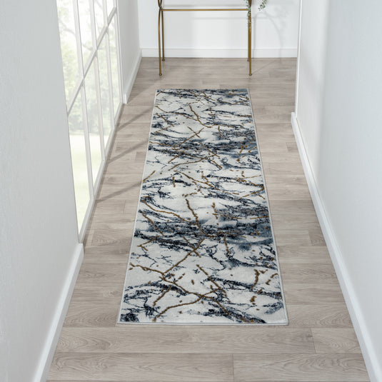 Marble Abstract Area Rug - Modern Area Rugs by Luxe Weavers®
