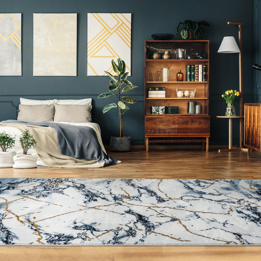 Marble Abstract Area Rug - Modern Area Rugs by Luxe Weavers®