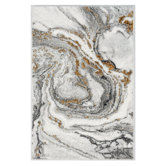 Marble Swirl Abstract 2190 Area Rug