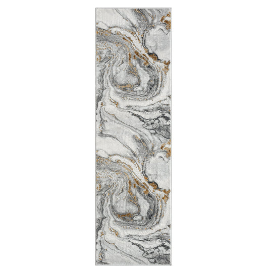 Marble Swirl Abstract 2190 Area Rug