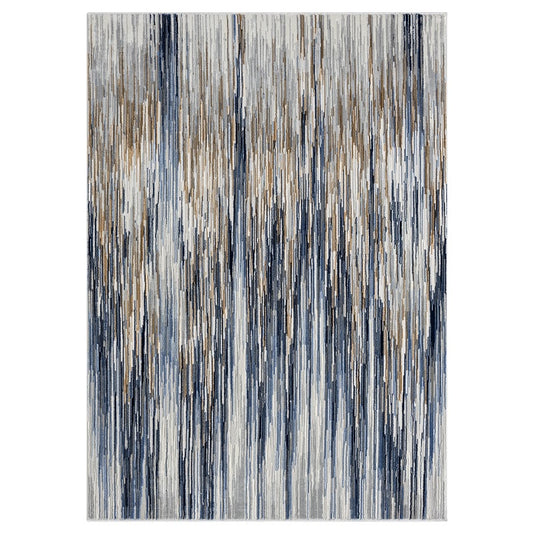geometric-striped-blue-area-rug