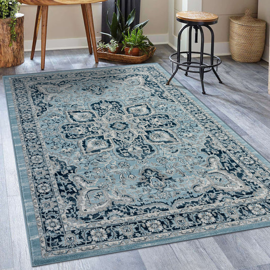 Olimpia 5940 Oriental Floral Area Rug - Modern Area Rugs by Luxe Weavers®