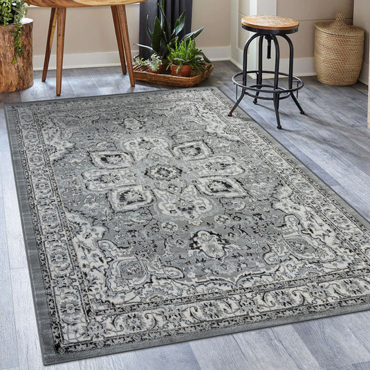 Olimpia 5940 Oriental Floral Area Rug - Modern Area Rugs by Luxe Weavers®