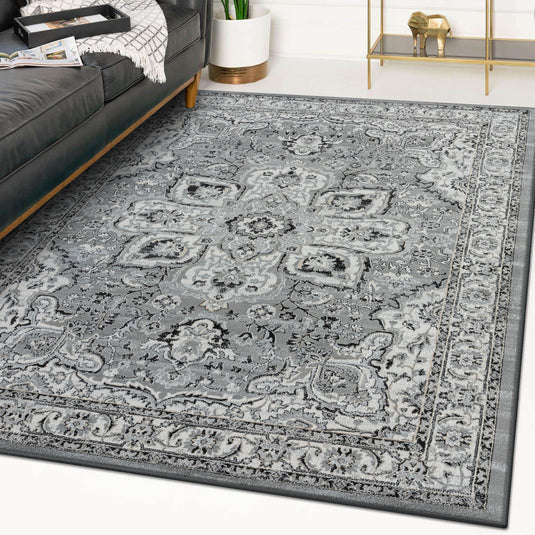 Olimpia 5940 Oriental Floral Area Rug - Modern Area Rugs by Luxe Weavers®