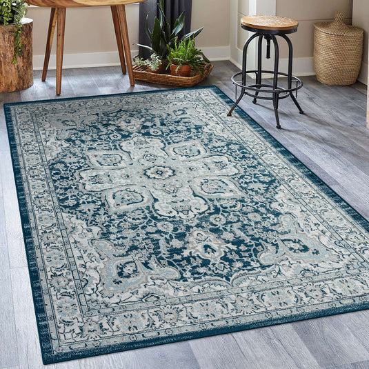 Olimpia 5940 Oriental Floral Area Rug - Modern Area Rugs by Luxe Weavers®