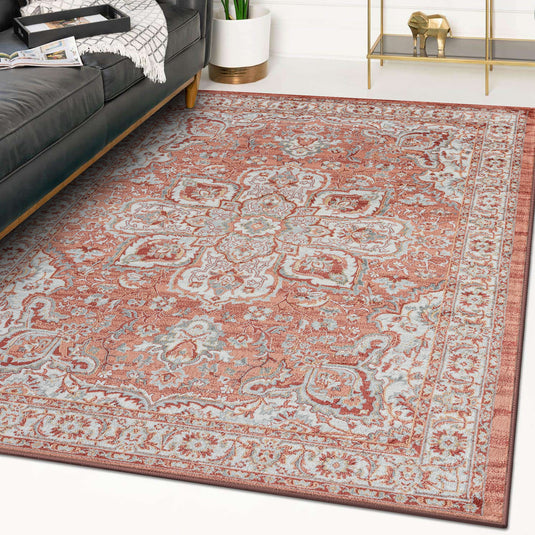 Olimpia 5940 Oriental Floral Area Rug - Modern Area Rugs by Luxe Weavers®