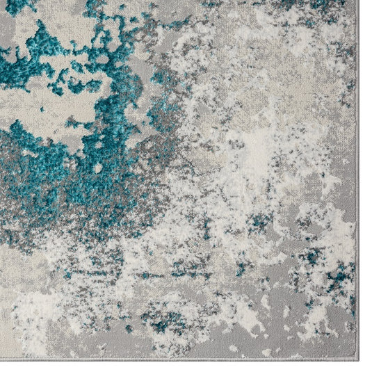 turquoise-abstract-area-rug