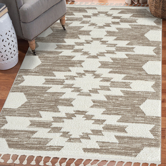 Ibiza Moroccan Geometric Area Rug - Modern Area Rugs by Luxe Weavers®