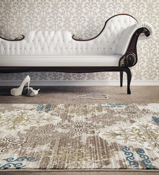 Bohemian 6050 Trellis Area Rug