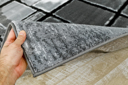 Modern 9031 Geometric Cube Area Rug