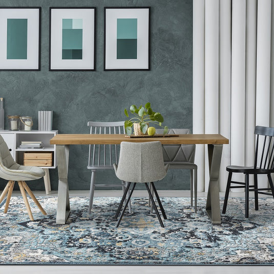 Moroccan-medallion-blue-area-rug