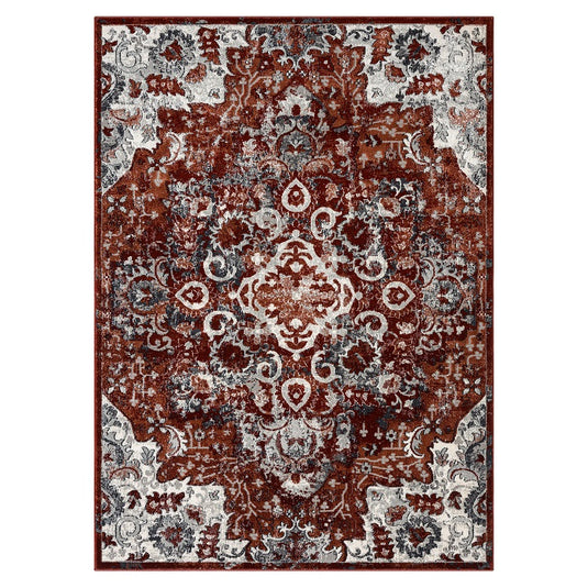 Moroccan-medallion-red-area-rug