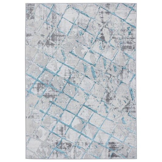 Turquoise-and-Gray-Area-Rug