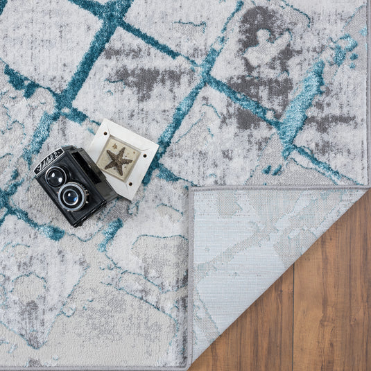 Turquoise-and-Gray-Living-Room-Rug