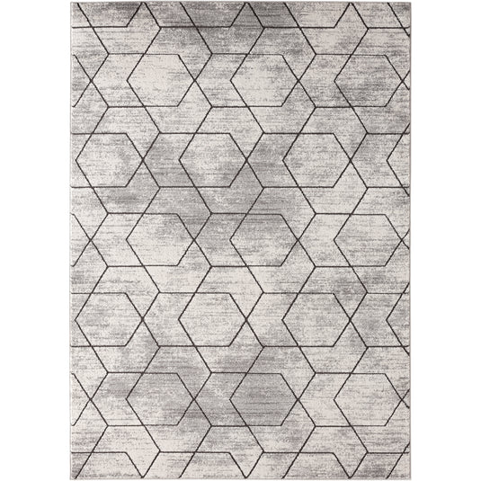 Gray-geometric-area-rug