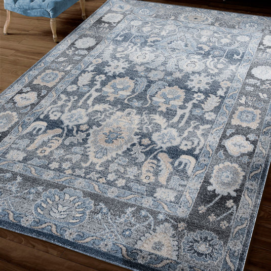 oriental-blue-living-room-area-rug