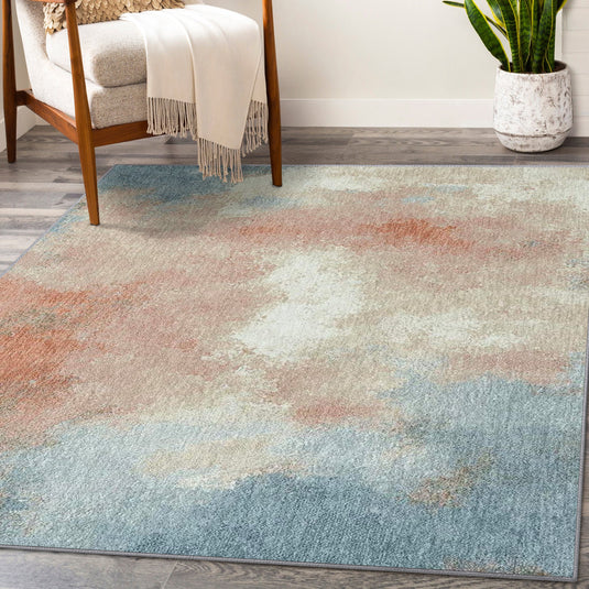Patricia Multi Modern Sunset Abstract Area Rug - Modern Area Rugs by Luxe Weavers®