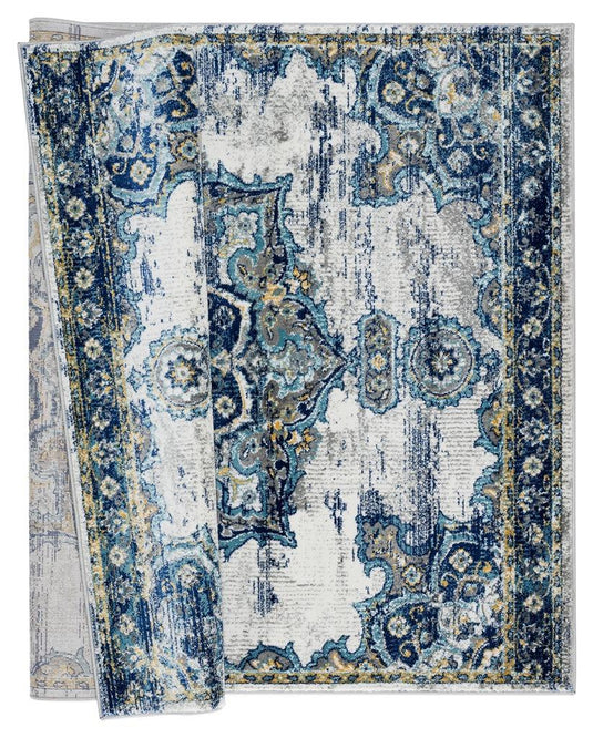 Luxe Weavers Magnolia Collection 2937 Ivory Abstract Area Rug - Luxe Weavers