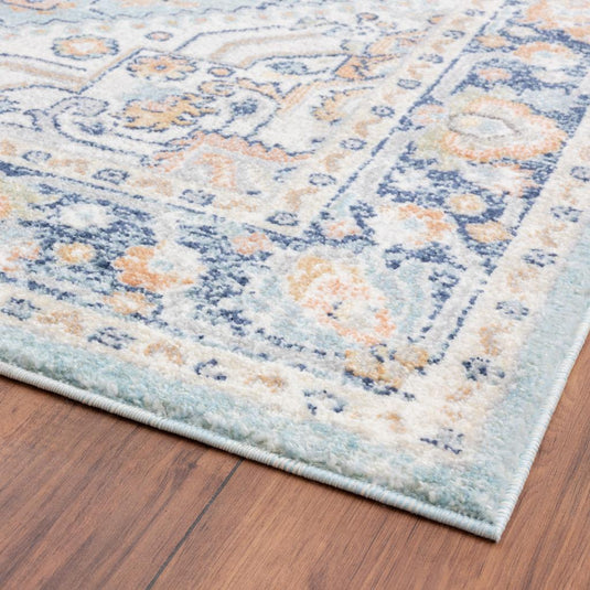 Floral-area-rug-aqua