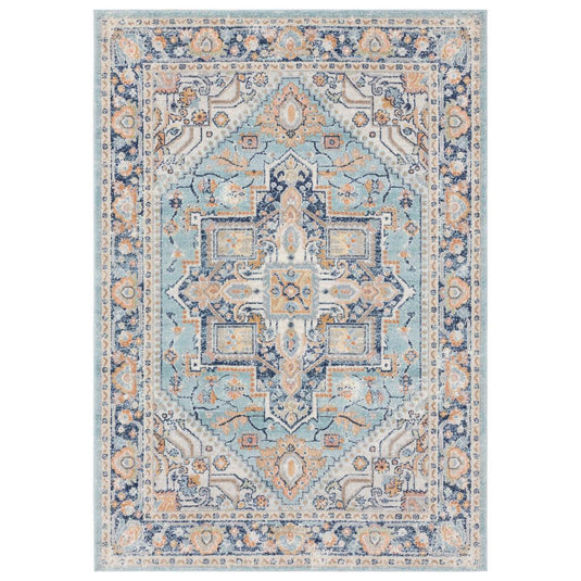 Floral-area-rug-aqua