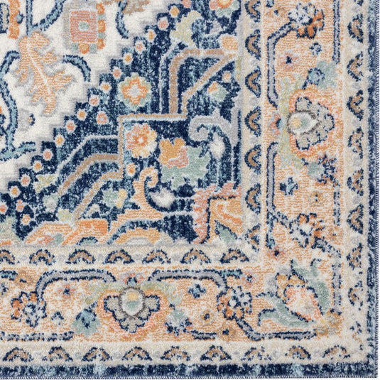Floral-area-rug-navy