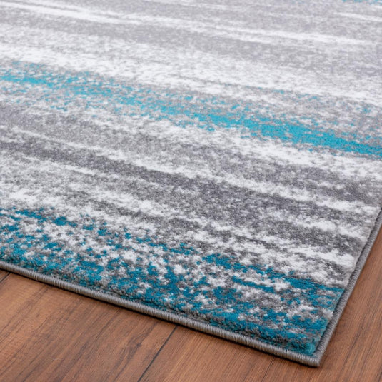 Modern-abstract-area-rug-turquoise