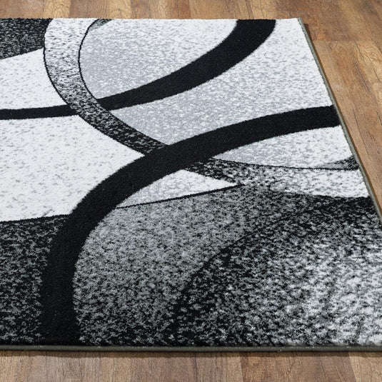 Grey-geometric-rug