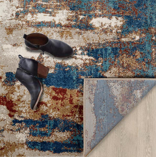 Lagos Abstract Area Rug 7681 - Modern Area Rugs by Luxe Weavers®