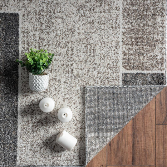 Color Block Geometric Art Deco Area Rug - Modern Area Rugs by Luxe Weavers®