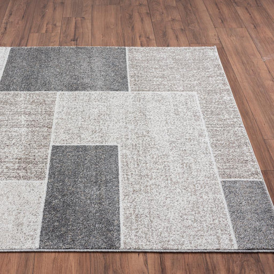 Color Block Geometric Art Deco Area Rug - Modern Area Rugs by Luxe Weavers®